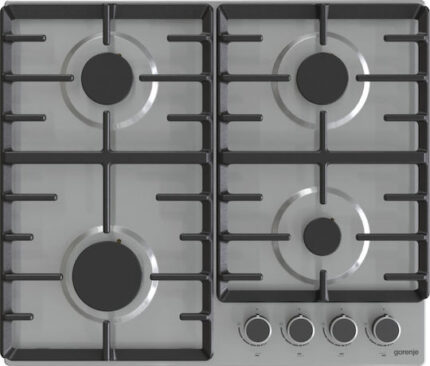 Gorenje Gas Cooktop Autonomous Inox 60x52εκ. Silver
