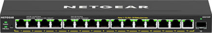 NetGear GS316EP Managed L2 PoE+ Switch με 15 Θύρες Gigabit (1Gbps) Ethernet και 1 SFP Θύρα