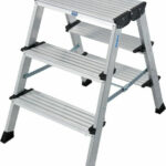Krause Monto Treppo Ladder Aluminum with 2x4 Steps 65cm
