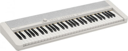 Casio Keyboard CT-S1 with 61 Dynamic Keys with Music Stand White