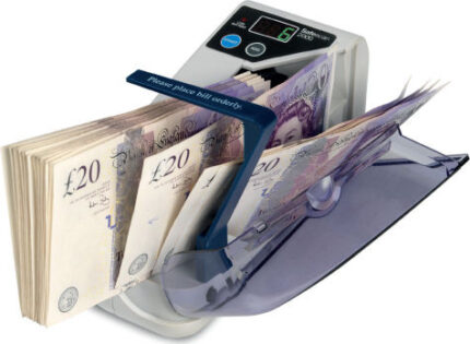 Safescan 2000 Banknote Counting Machine Money Counter with Speed 600 Banknotes per Minute