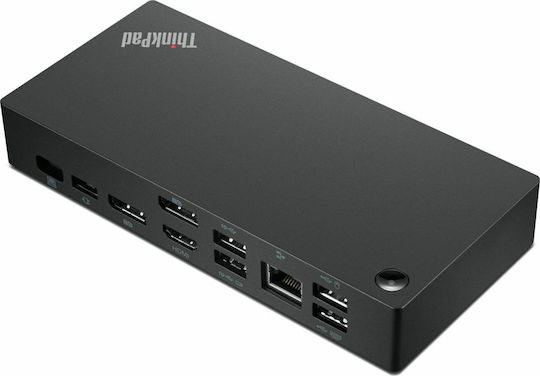 xlarge_20210924093036_lenovo_thinkpad_dock_usb_c_90w.jpeg Lenovo ThinkPad Universal 90W USB-C Docking Station with HDMI/DisplayPort 4K PD Ethernet and Support for 3 Monitors Black - Image 1