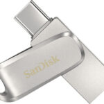 Sandisk Ultra Dual Drive Luxe 512GB USB 3.1 Stick with connection USB-C & USB-A Silver