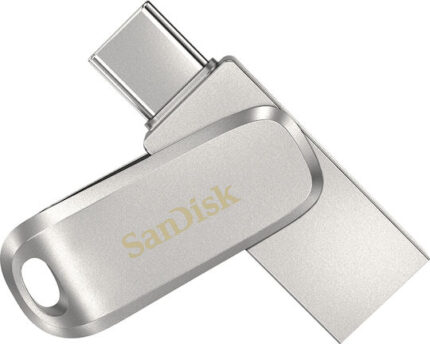 Sandisk Ultra Dual Drive Luxe 512GB USB 3.1 Stick with connection USB-C & USB-A Silver