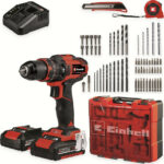 Einhell TE-CD 18/40 Li-i +64 Percussive Drill Driver Battery 18V 2x2Ah