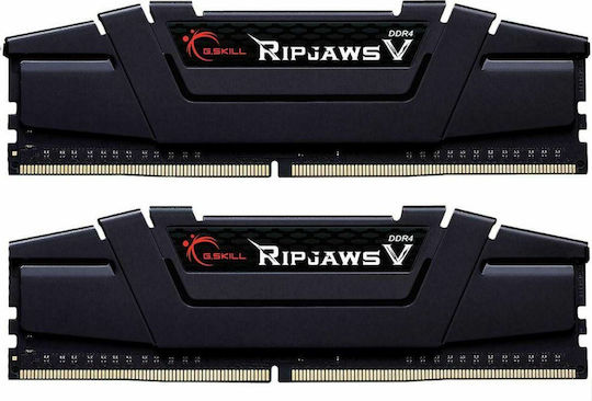 xlarge_20211102145644_g_skill_ripjaws_v_32gb_ddr4_ram_me_2_modules_2x16gb_kai_sychnotita_3600mhz_gia_desktop_f4_3600c16d_32gvkc.jpeg G.Skill Ripjaws V DDR4 32GB RAM with 2x16GB Modules and Speed 3600 for Desktop - Image 1