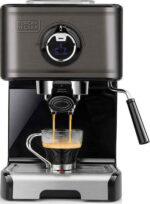 Black & Decker BXCO1200E Automatic Espresso Machine 1200W Pressure 15bar Gray