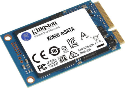 Kingston KC600 SSD 256GB mSATA Type with SATA III Connection SKC600MS/256G