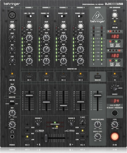 Behringer DJX900USB Ψηφιακός Μίκτης 5 Καναλιών / 1 Εισόδο XLR