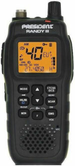President Randy III Car CB 4W with Monochrome Screen