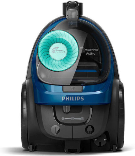 Philips FC9557/09 Ηλεκτρική Σκούπα 900W με Κάδο 1.5lt Μαύρο / Μπλε