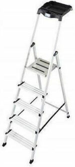 Krause Secury Ladder Aluminum with 5+1 Steps 184cm