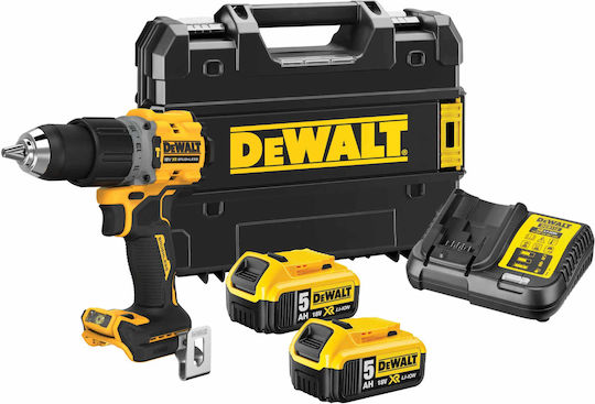 xlarge_20220601104314_dewalt_dcd805p2t_kroustiko_drapanokatsavido_mpatarias_18v_2x5ah.jpeg Dewalt Percussive Drill Driver Battery Brushless 18V 2x5Ah - Image 1