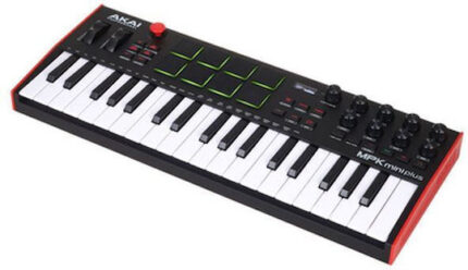 Akai Proffesional Midi Controller MPK mini Plus with 37 Keyboard Black