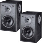 Magnat S 10 D 144814 Pair of Hi-Fi Speakers Bookself 60W 2 No of Drivers W14.9xD13xH25cm. Black