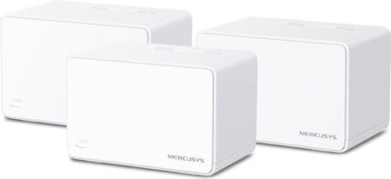 Mercusys Halo H80X v1 WiFi Mesh Network Access Point Wi‑Fi 6 Dual Band (2.4 & 5GHz) in Triple KIt