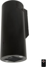 Maan Elba W 731 Απορροφητήρας Νησίδα 31cm Μαύρος