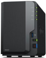 Synology DiskStation DS223 NAS Tower with 2 slots for HDD/SSD