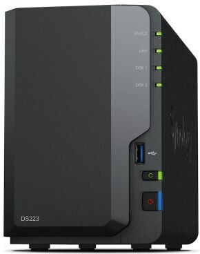 Synology DiskStation DS223 NAS Tower with 2 slots for HDD/SSD - Image 1