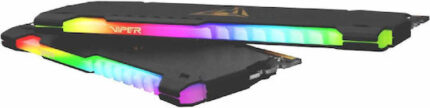 Patriot Viper Steel RGB DDR4 32GB RAM με 2x16GB Modules και Ταχύτητα 3200 για Desktop