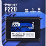 Patriot P220 SSD 2TB 2.5'' Type with SATA III Connection P220S2TB25