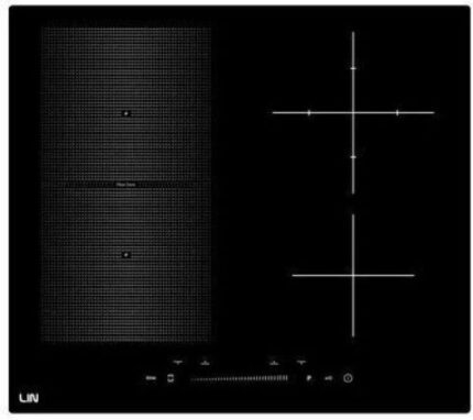Lin Επαγωγική Εστία Αυτόνομη 59x52εκ.