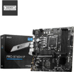 MSI Pro B760M-P Motherboard Micro ATX with Intel 1700 Socket