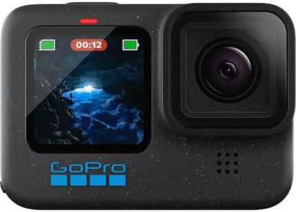 GoPro Hero12 Action Camera 5K Υποβρύχια Standard με Οθόνη Αφής 2.27" Μαύρη