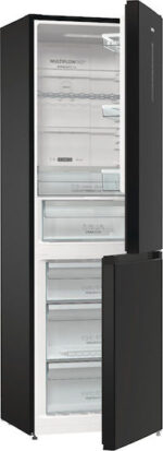 Gorenje Fridge-Freezer 300lt NoFrost H185xW60xD59.25cm Black NRK6192ABK4