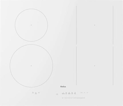 Amica Induction Cooktop Autonomous 59.2x52.2εκ. White