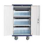 Techly Charging Station with 30 USB-A Output Ports White Blue