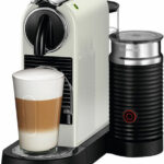 De'Longhi Citiz & Milk Pod Coffee Machine Nespresso Pressure 19bar with Milk Frother White