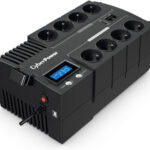 CyberPower BR1000ELCD-FR (French Socket) UPS Line-Interactive 1000VA 600W with 8 Schuko Power Plugs