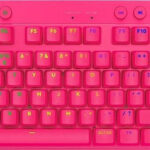 Logitech Pro X TKL Wireless Gaming Mechanical Keyboard Tenkeyless with RGB lighting (English US) Pink