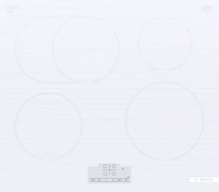 Bosch Serie 4 Induction Cooktop Autonomous with Child Lock Function 59.2x52.2εκ. White