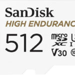 Sandisk High Endurance microSDXC 512GB Class 10 UHS-I 100MB/s με αντάπτορα