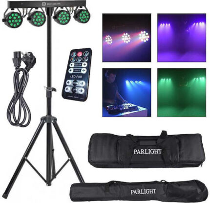 Light4me Moving Light Beam LED PAR RGBW