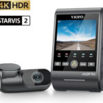 Viofo A229 Pro 2ch 4K Car DVR Set with Rear Camera, 2.4" Display