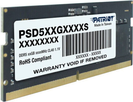 Patriot Signature DDR5 with Module 1x32GB and Speed 5600 for Laptop