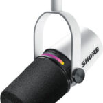 Shure MV7+ Δυναμικό Microphone Shock Mounted for Vocals in White Color