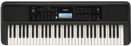 Yamaha Keyboard PSR-E383 with 61 Keys Black