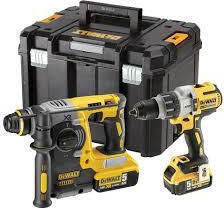 xlarge_20240718142403_dewalt_dck229p2t_set_drapanokatsavido_pistoleto_18v_me_2_mpataries_5ah_kai_thiki.jpeg DEWALT Set Drill Driver & Hammer 18V with 2 Batteries 5Ah and Case - Image 1