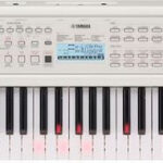 Yamaha Keyboard EZ-310 with Keys with Music Stand White