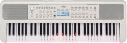 Yamaha Keyboard EZ-310 with Keys with Music Stand White