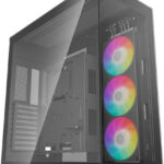 Deepcool CH780 Gaming Full Tower Computer Case with Side Window and RGB Lighting Black