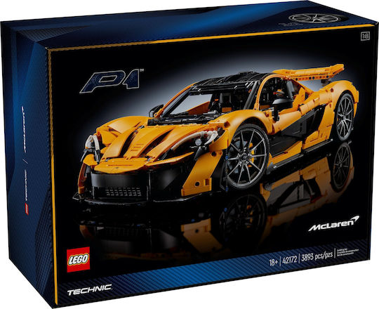 xlarge_20240819144422_lego_technic_mclaren_p1_gia_18_eton_3893tmch_42172.jpeg LEGO Technic McLaren P1 για 18+ Ετών 3893τμχ - Image 1