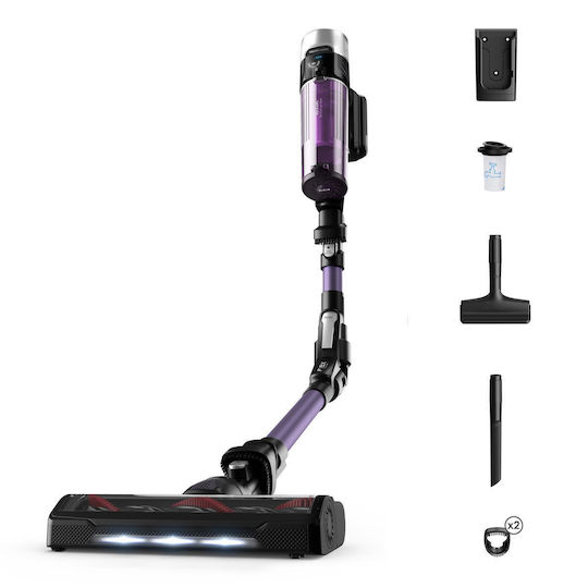 xlarge_20240909162915_tefal_ty2039_ilektriki_skoupa_stick_250w_mayri.jpeg Tefal X-Force Επαναφορτιζόμενη Σκούπα 2 σε 1 Stick & Χειρός 18.5V Μωβ - Image 1