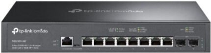 TP-LINK SG3210X-M2 Managed L2 Switch with 8 Ethernet Ports and 2 SFP Ports