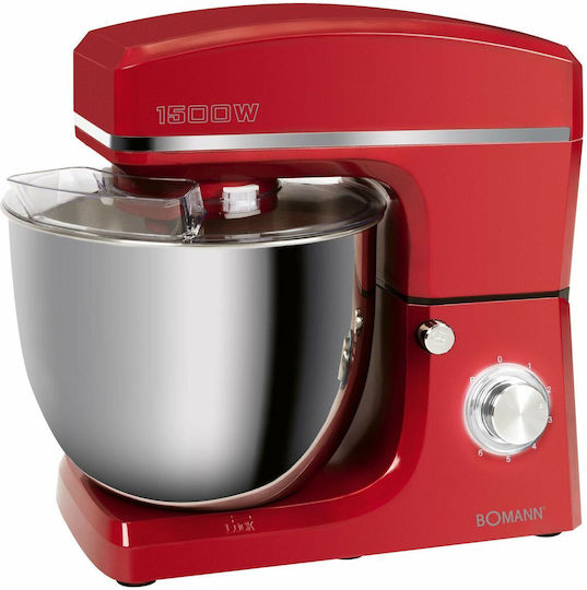 xlarge_20241002121518_bomann_km_6036_kouzinomichani_1500w_me_anoxeidoto_kado.jpeg Bomann KM 6036 Stand Mixer 1500W with Stainless Mixing Bowl 10lt - Image 1