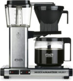 Moccamaster KBG 741 Select Filter Coffee Machine 1520W Silver Brushed